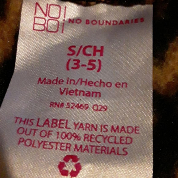 NWT-- POLAR  FLEECE  ANIMAL PRINT  (S/CH ( 3- 5) - Picture 3 of 5